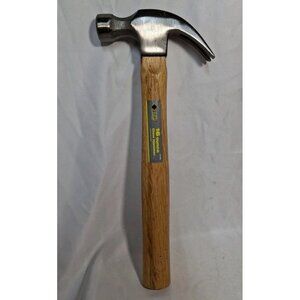 Steel Grip Claw Hammer 2257962 Polished Wood Handle Smooth Face 16 oz.13 L in.